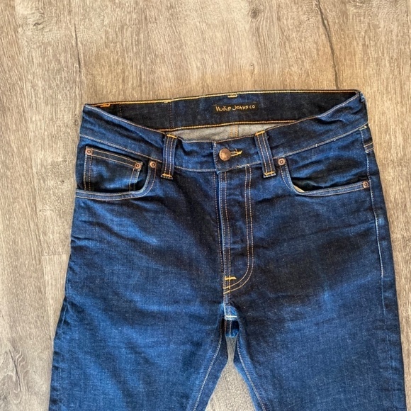 Nudie Men’s Jeans Lean Dean Dark Wash 29/34 - Picture 9 of 15